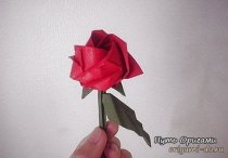 Оригами роза – сразу два варианта сборки